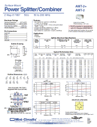 Datasheet AMP-77+ manufacturer Mini-Circuits